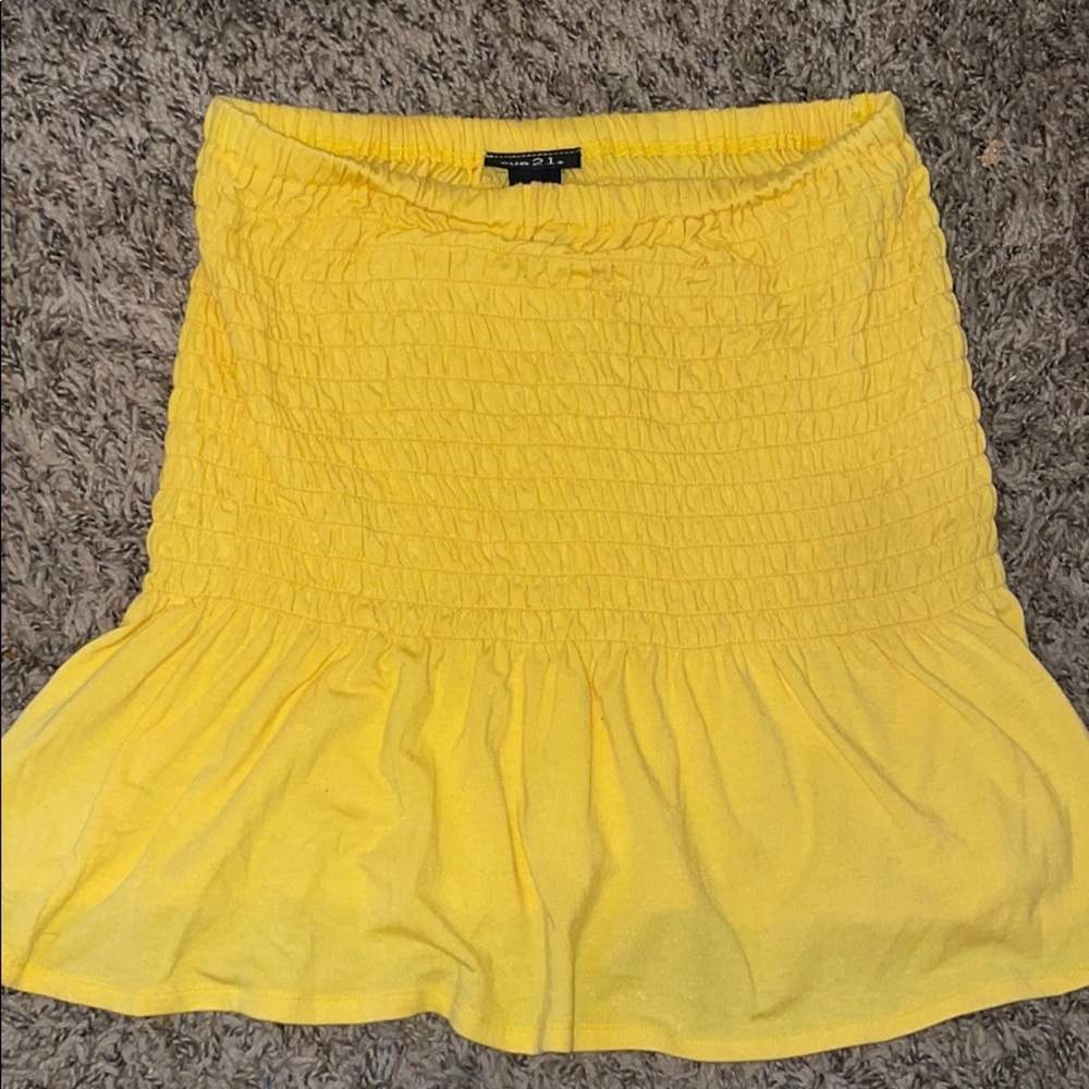 Yellow Tube top